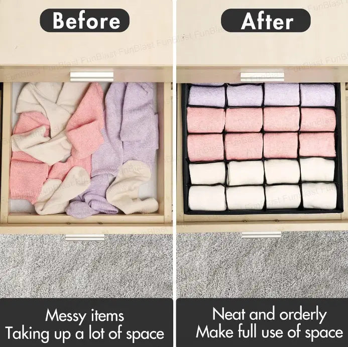 24-Compartment Drawer Organizer Box — Pack of 1